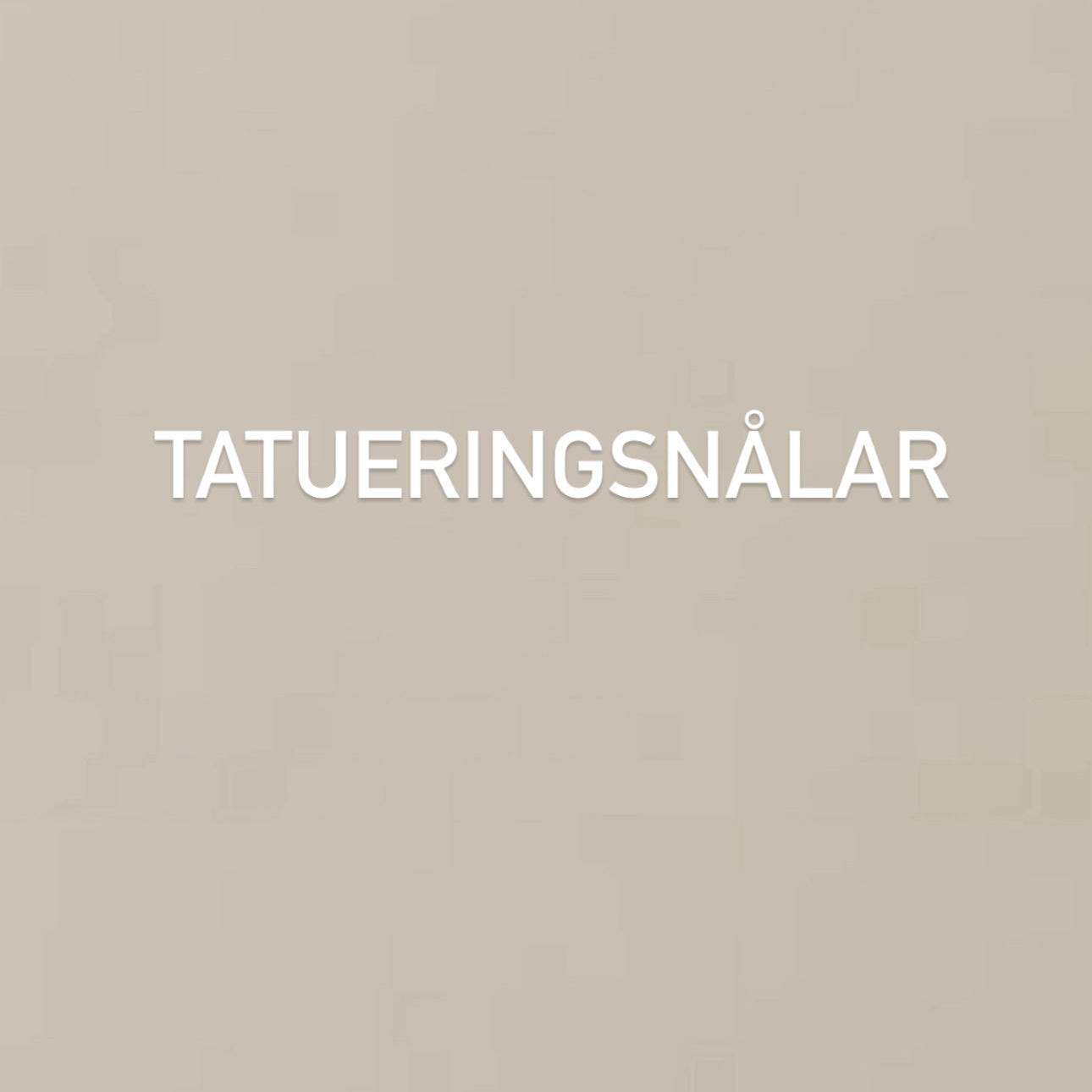 Tatueringsnålar