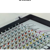 kristall fransar 0,15 C-böj - 12 mm